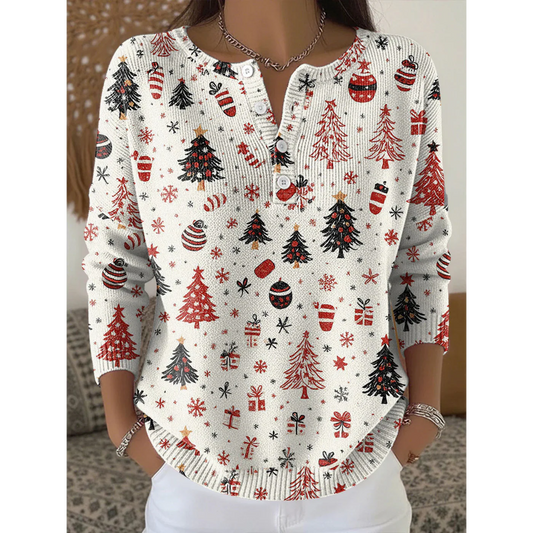 Sweter Świąteczny z Guzikami
